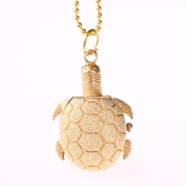 Golden Turtle Pocket Watch
