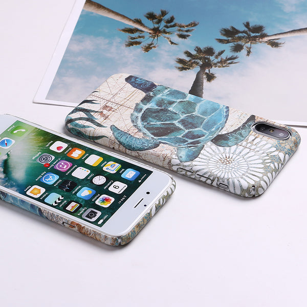 Sea Turtle Luminous iPhone Case