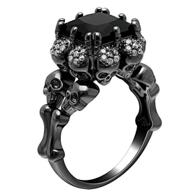 Women Skull Gothic Ring