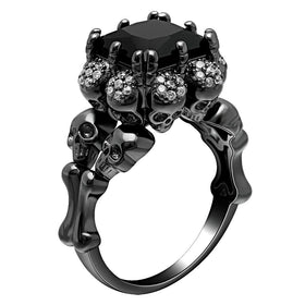 Women Skull Gothic Ring