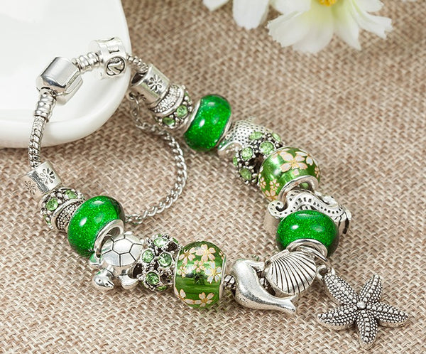 Starfish / Dolphin / Sea Turtle Charm Bracelet - Free
