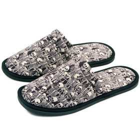 Men Skeleton Home Slippers Size 8 to 10