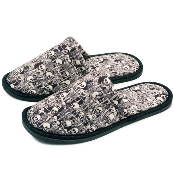 Men Skeleton Home Slippers Size 8 to 10