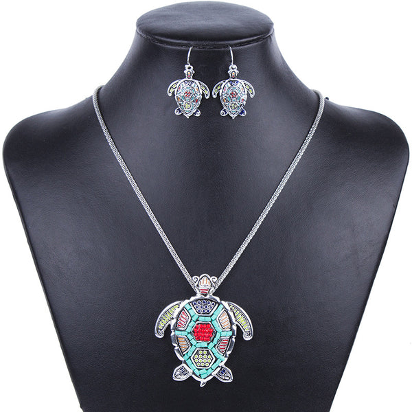 Sea Turtle Multicolor Jewelry Set - Free Shipping!