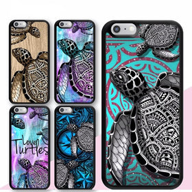 Sea Turtle Colorful Tie Dye  iPhone Case