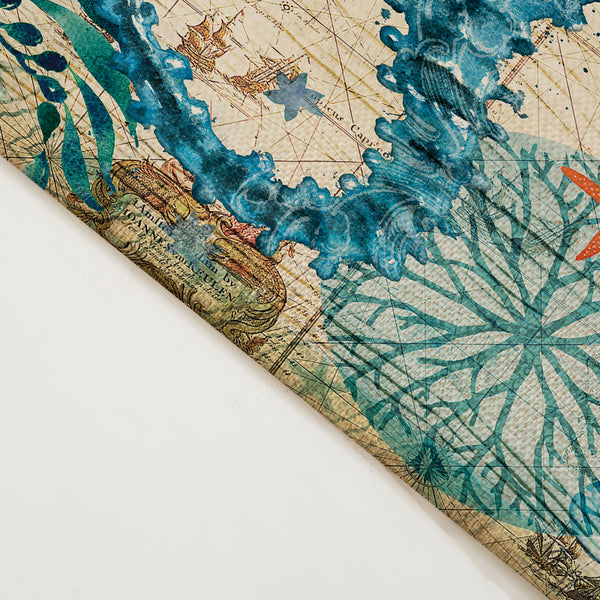 4 Piece Set Kitchen Sea Turtle Table Mats