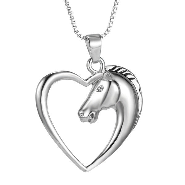 Love For Horses Heart Necklace - Free, Just Pay Shipping!