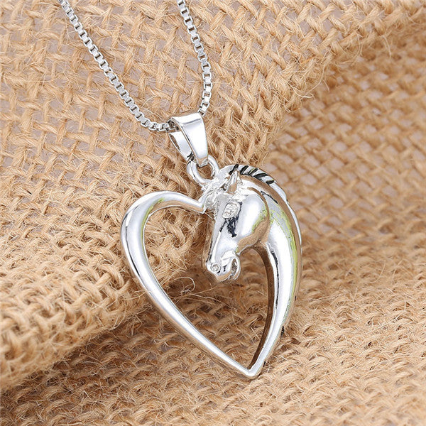 Love For Horses Heart Necklace - Free, Just Pay Shipping!