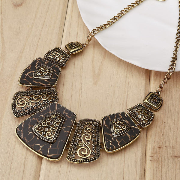 Vintage Silver Bohemian Choker Necklace