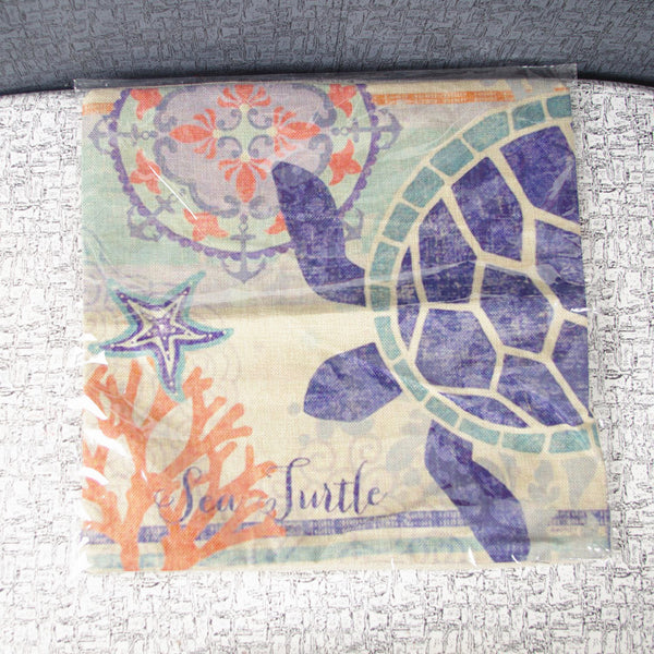 Decorative Home Sea Turtle Pillow Cover - Free Shipping