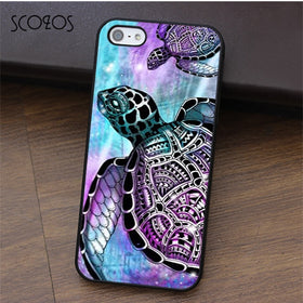 Colorful Dye Sea Turtle iPhone / Samsung Case