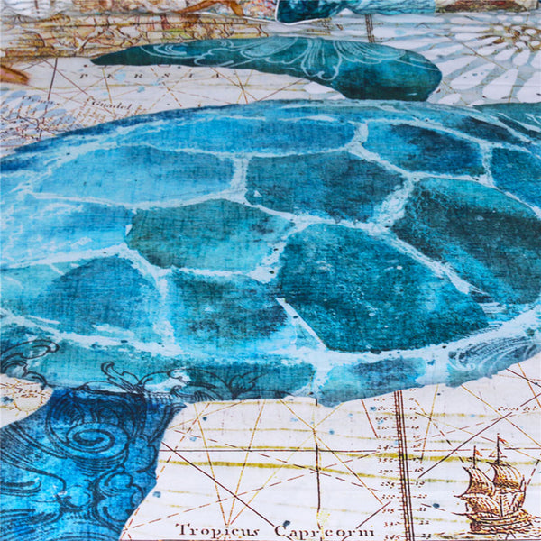 Sea Turtle Modern Bohemian Duvet Bedding Set