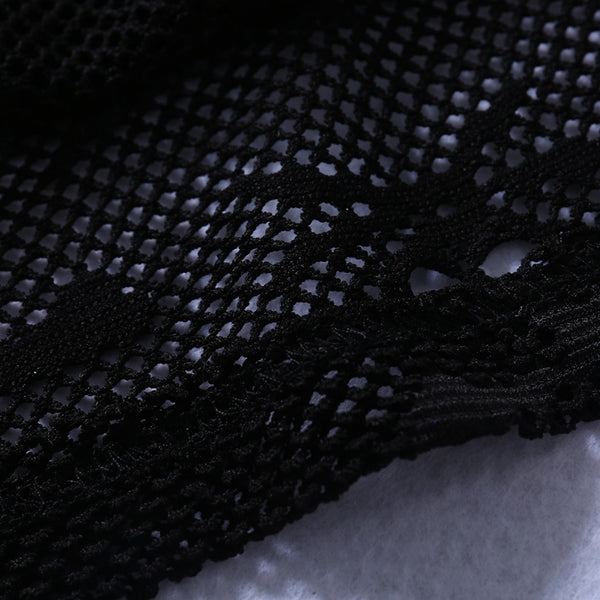 Skull Head Mesh Hollow Out Top