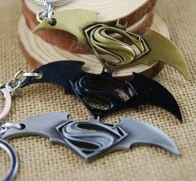 Batman Vs. Superman Keyring Keychain - Free Shipping!