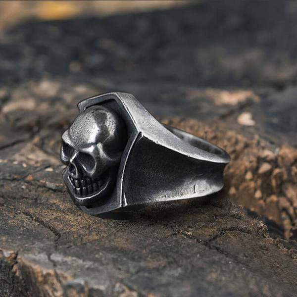 Vintage Men Skull Gothic Rings