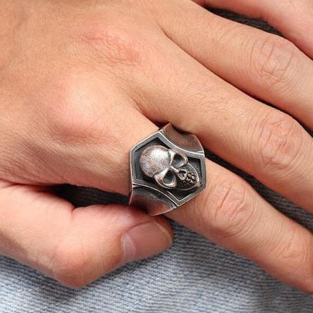 Vintage Men Skull Gothic Rings