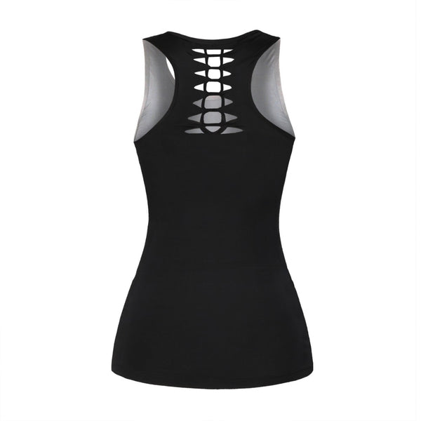 Women 3d Print Skulls Sleeveless Tops