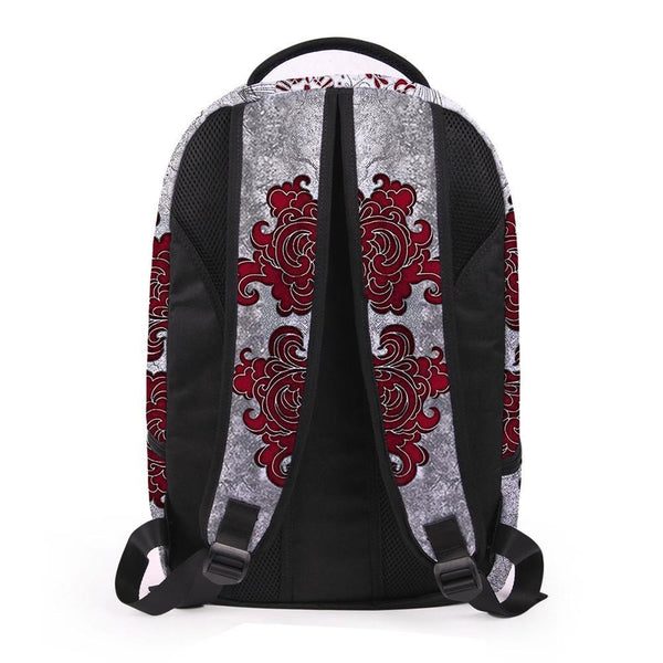 Unisex Skull Print Backpack
