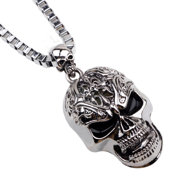 Stainless Steel Skull Necklace Pendant