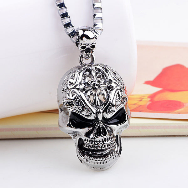 Stainless Steel Skull Necklace Pendant