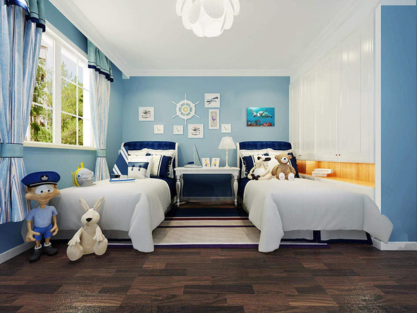 Blue Ocean Sea Turtle Wall Decor Framed Canvas Print - Size:12"x16"inch