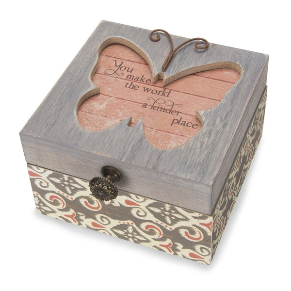Patterned Butterfly Someone Special Jewelry Box