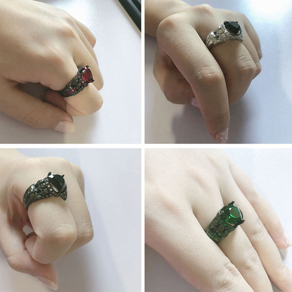 Triple Threat Skull Ring