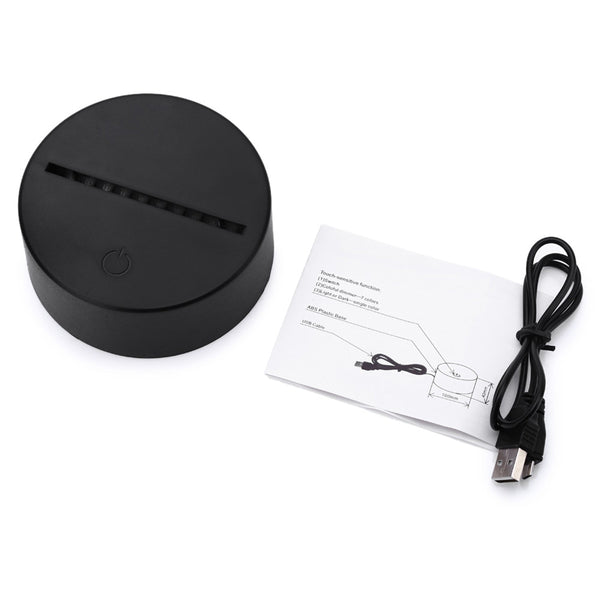 USB 7 Colors Changing Horse LED Table Lamp