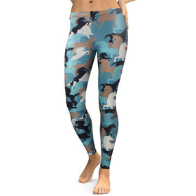 Digital Print Elastic Horse Leggings