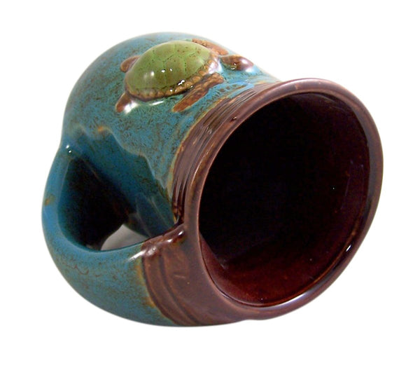 Sea Turtle Design Handwarmer Coffee Cup, 18 Ounce