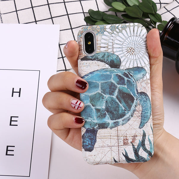 Sea Turtle Luminous iPhone Case