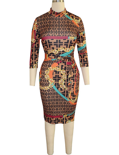 Lets Link Up Midi Dress