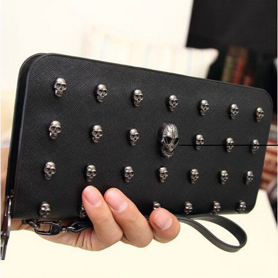 Skull Pattern Women Clutch Wallet