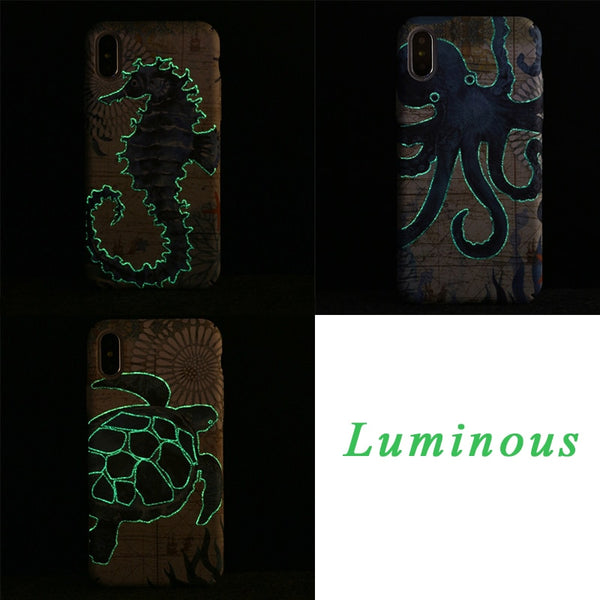 Sea Turtle Luminous iPhone Case