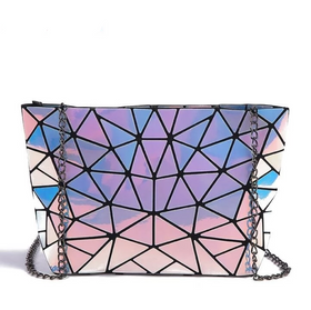 LUMINOUS ABSTRACT SEA TURTLE SHELL COLOR CHANGING CROSSBODY BAG