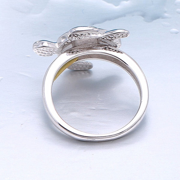 Opal Sea Turtle Pendant Earring Ring Set