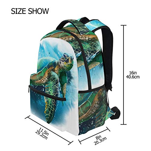 Sea Turtle Custom Design Backpack