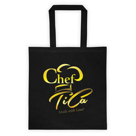 ChefTica 6 Ounce Cotton Canvas Tote Bag