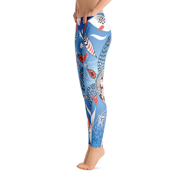 Sea Turtle Leggings For Women
