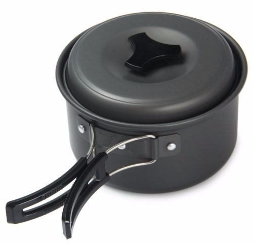 8pcs Outdoor Camping Cookware Cooking Pot Pan Set - Free Shipping