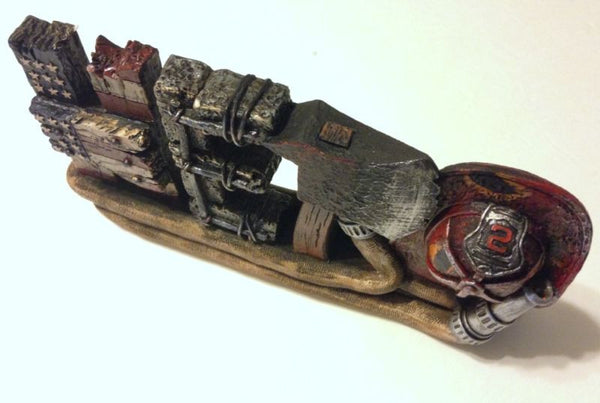 Fireman Fire & Rescue Hero Statue - Free Shipping