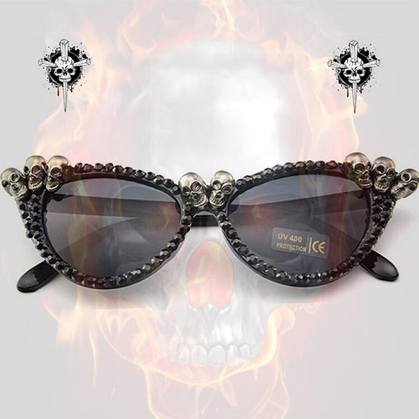 Skull Design Decorative Sunglass