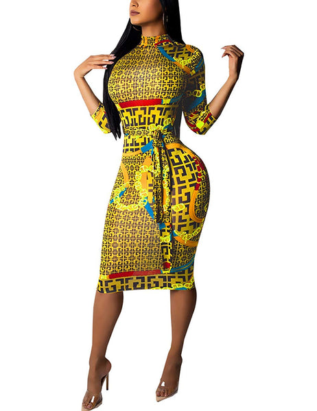 Lets Link Up Midi Dress