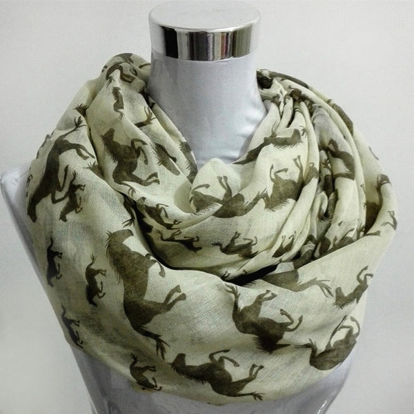 Horse Print Scarf