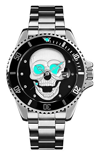 Men Skull Luminous Watch