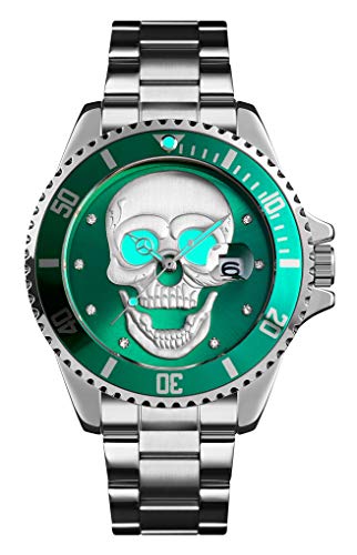 Men Skull Luminous Watch