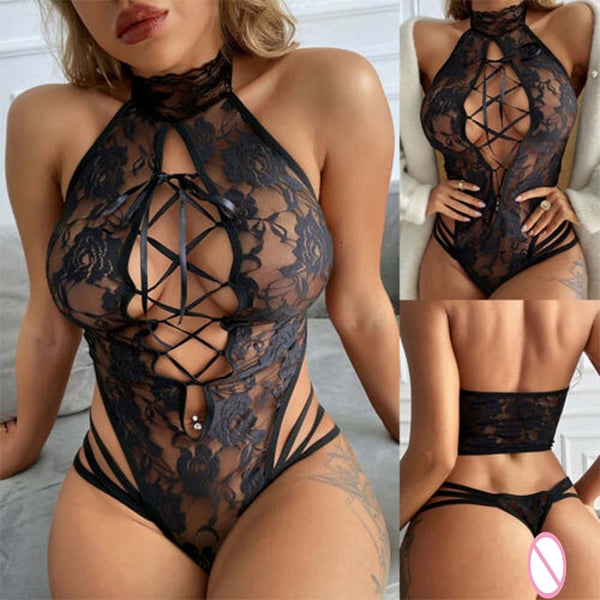 Gothic Lace Lingerie Set