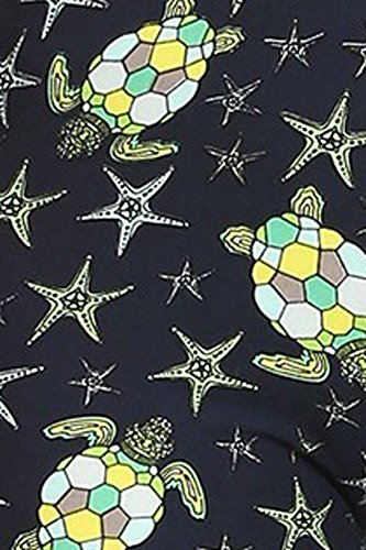 Sea Turtle Novelty Pattern Printed Leggings