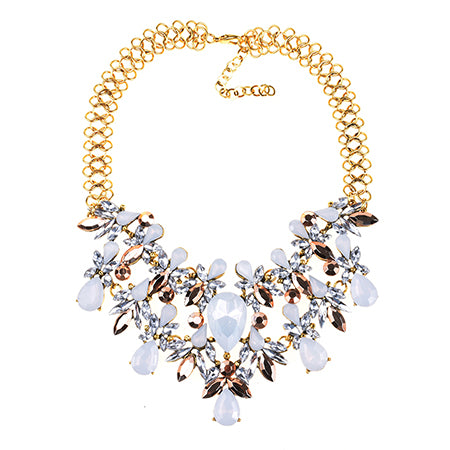 Women Fashion Luxury Choker Gem Statement Necklace