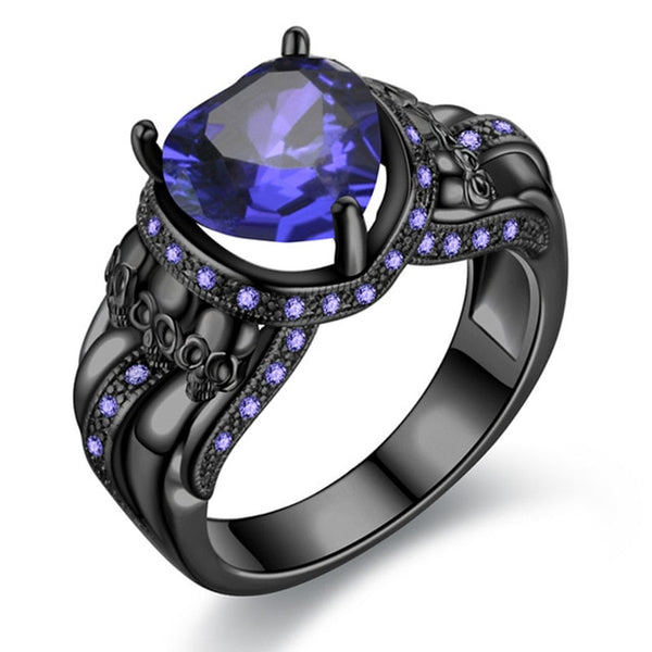 Triple Threat Skull Ring